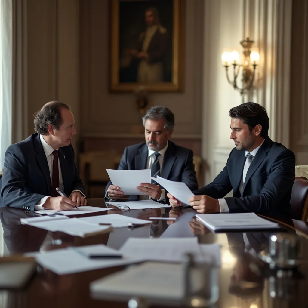 Reunión con clientes corporativos